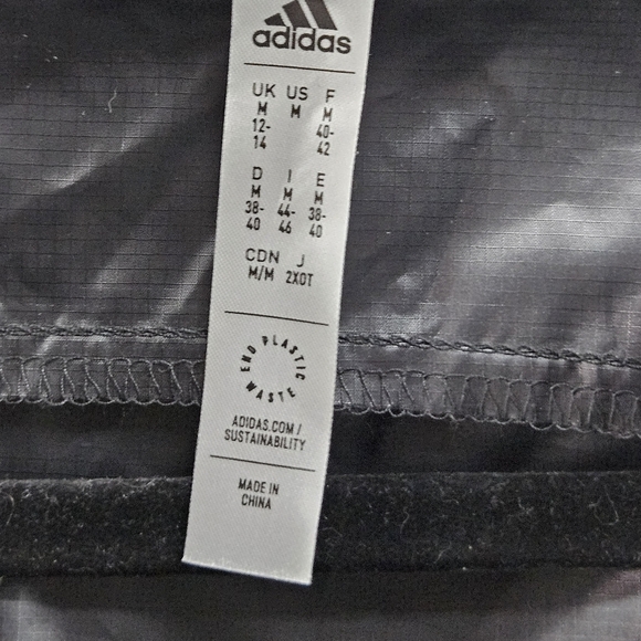 ADIDAS Women's Aeroready Black and White Windbreaker Running Jacket‎ Size M - Picture 6 of 16